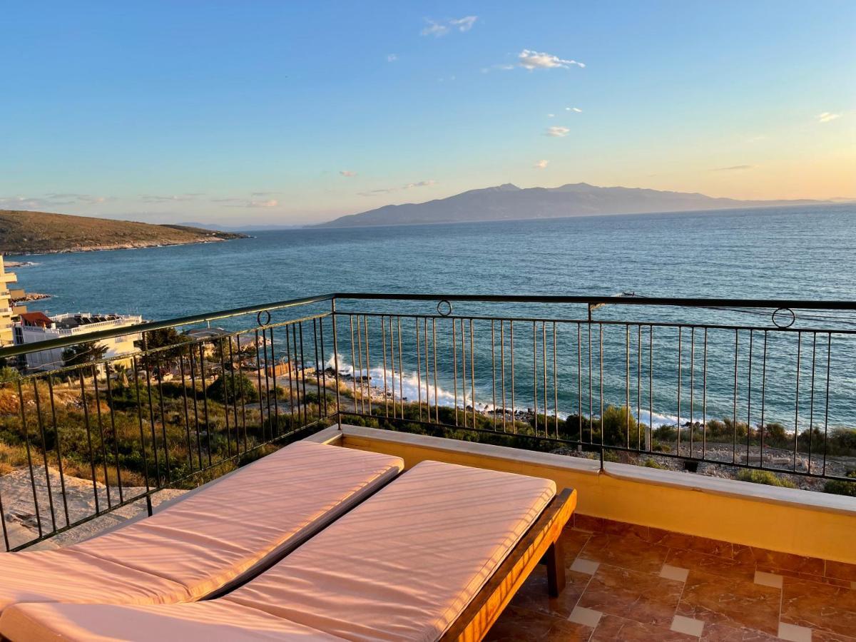 Sina Apartments Sarande Bagian luar foto
