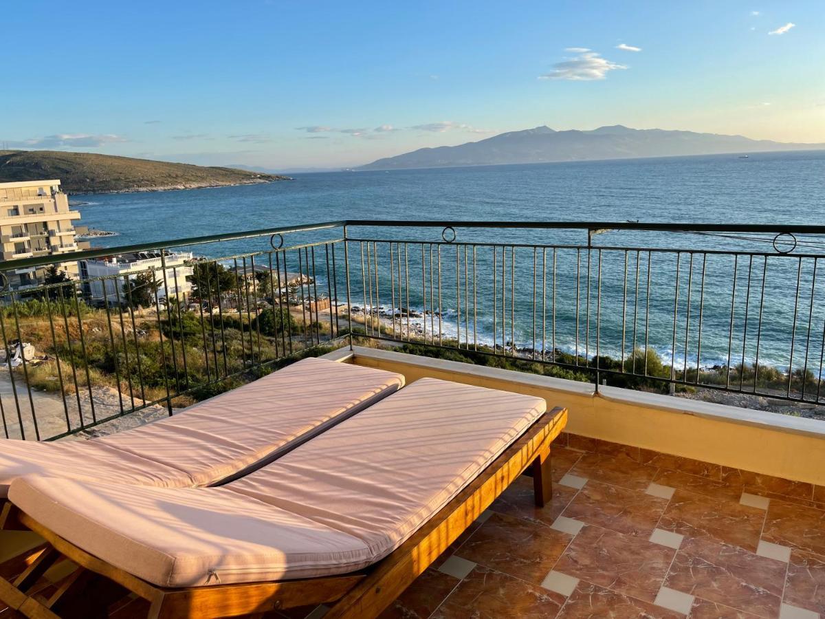 Sina Apartments Sarande Bagian luar foto