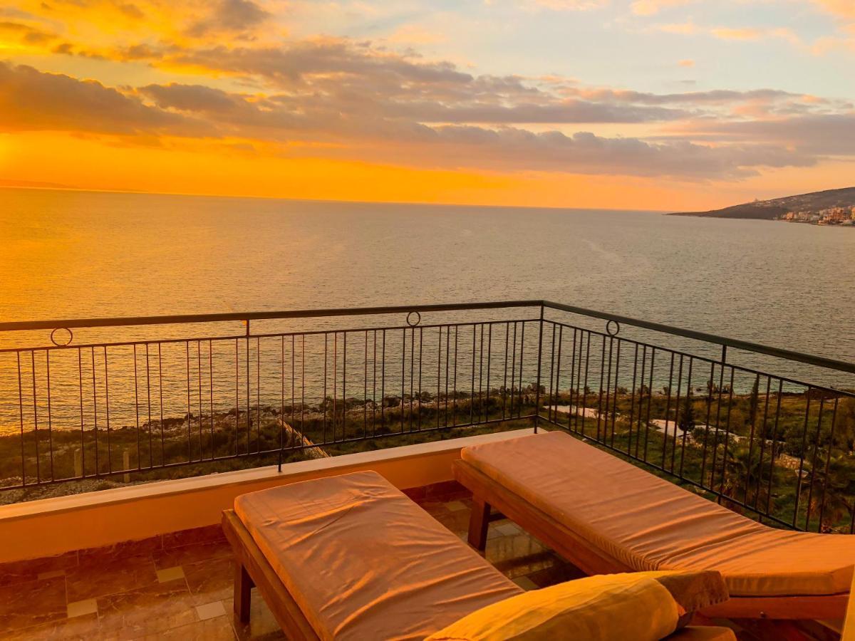 Sina Apartments Sarande Bagian luar foto